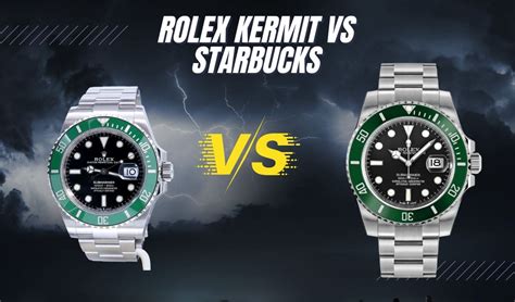 starbucks vs kermit green bezel.